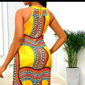 Racer neck summerer/fall fashion maxi